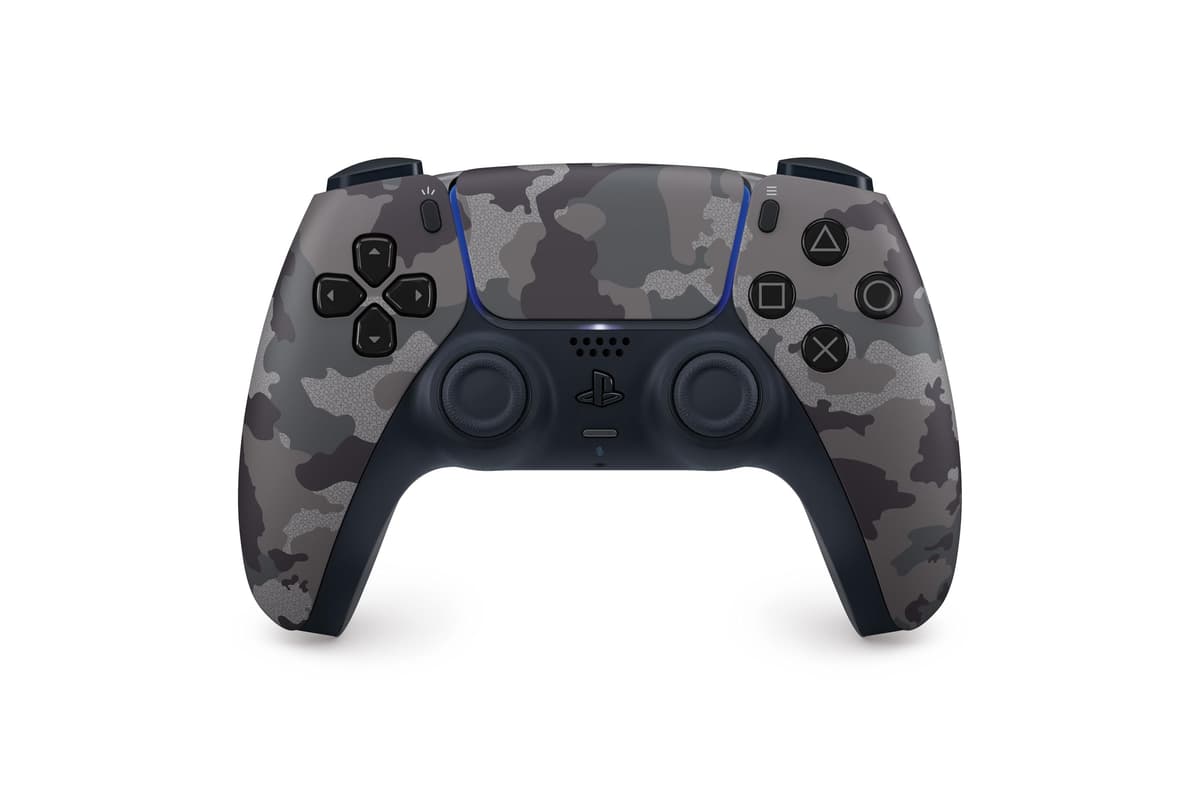 Sony Official PlayStation 5 - DualSense Wireless Controller - Gray Camouflage - US/LATAM (PS5)