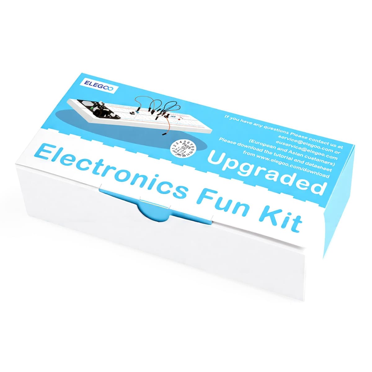 ELEGOO Kit Mejorado de Componentes Electrónicos con Módulo de Alimentación, Placa de Prototipos (Protoboard) de 830 Pines, Cables Puente, Potenciómetro, STM32, Raspberry Pi, para Arduino IDE — view 5
