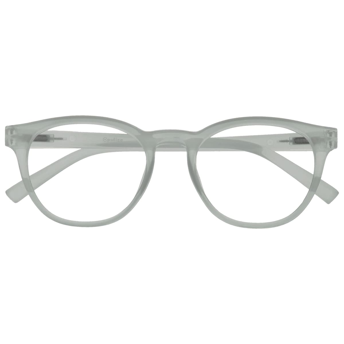 OPULIZE Blu Gafas con Bloqueo de Luz Azul Montura Redonda Azul Bisagras de Muelle Mejoran el Sueño Ordenador Gaming Antirreflejante Hombre Mujer B5-3 +0.00 — view 30