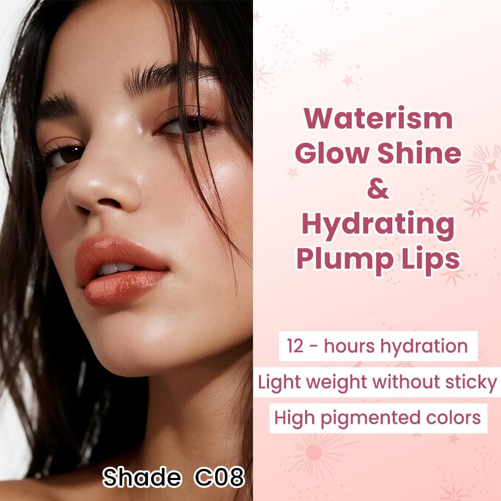 CATKIN Glossy Coloured Lip Balm, Bálsamo Labial Hidratante Con Color, Brillo de Labios, Bálsamo Voluminizador, Protector y Reparador Labial, Ingredientes Naturales, 3.4g — view 3