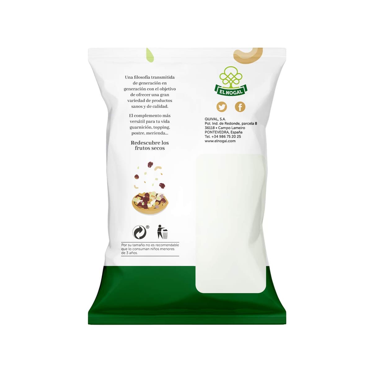 El Nogal Frutos Secos Harina de Almendra Bolsa, 1000 G — view 2
