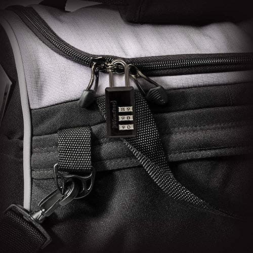 Master Lock Black Set Your Own Combination Luggage Lock, Custom Combo Suitcase Padlock for Travel Bags or Backpacks, 2 Pack, 646T
