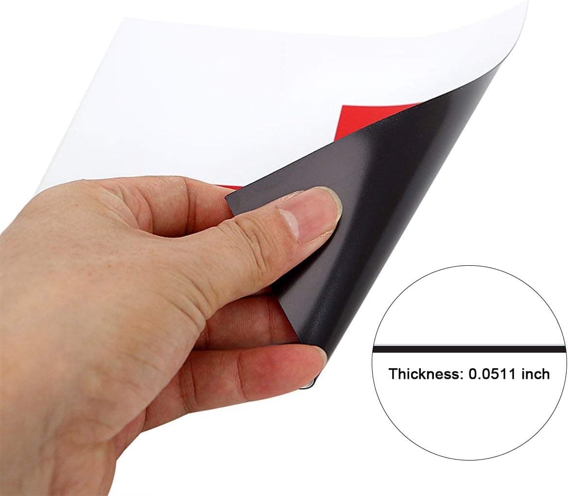 Onarway Fully Magnetic Car L-Plates Red L Plate 2 Pack for Car Magnetic Extra Thick Strong Learner Plates, No Melting No Blow off Easy to Move without Scratching Painting off — view 4