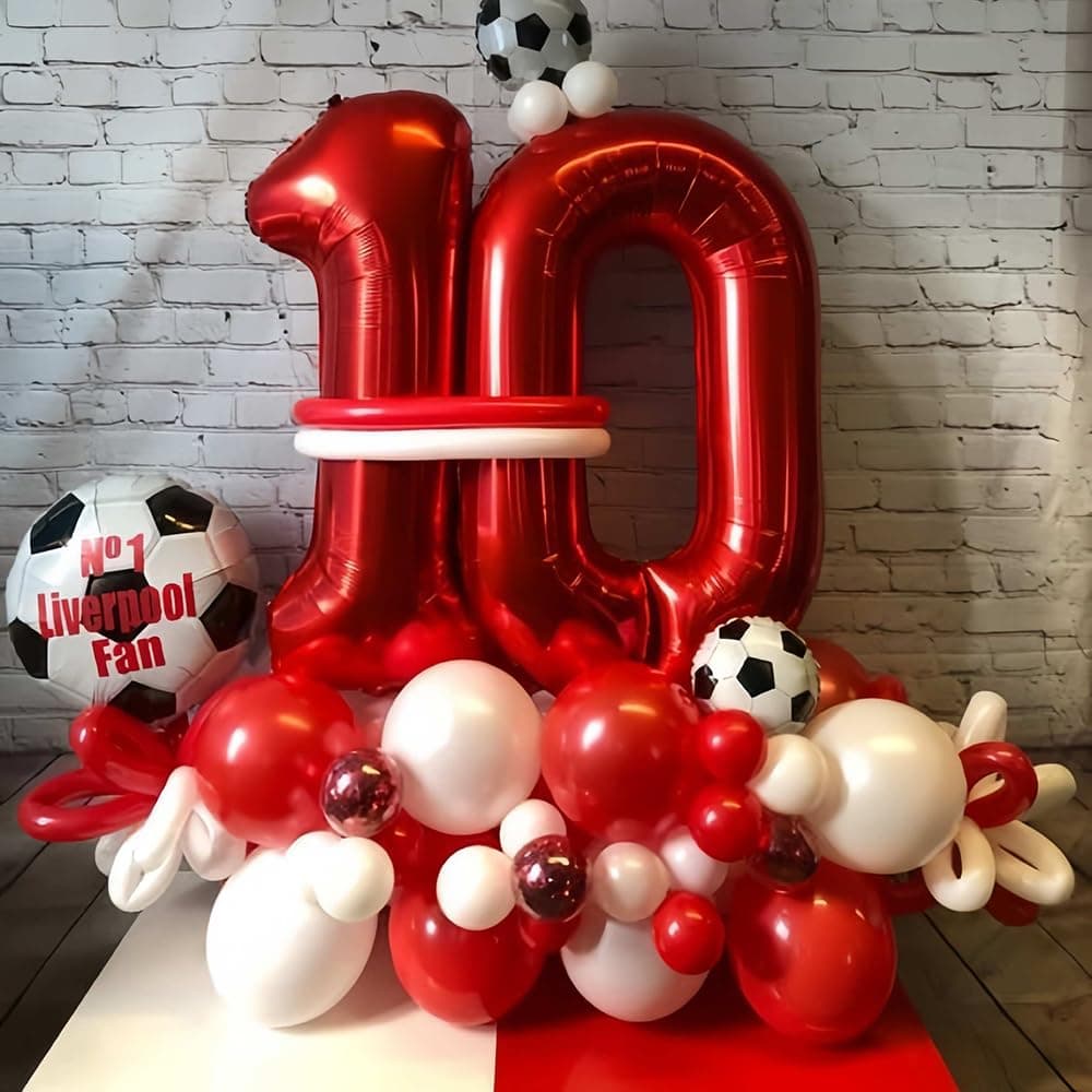 Foil Globo Número 5 Azul 40" (101cm), Inflable Helio o aire, Gigante Numeros 0-9, 10-19, 20-29, 30-100, Grande Globos Decoración para La Boda Aniversario y Cumpleaños Fiestas — view 631