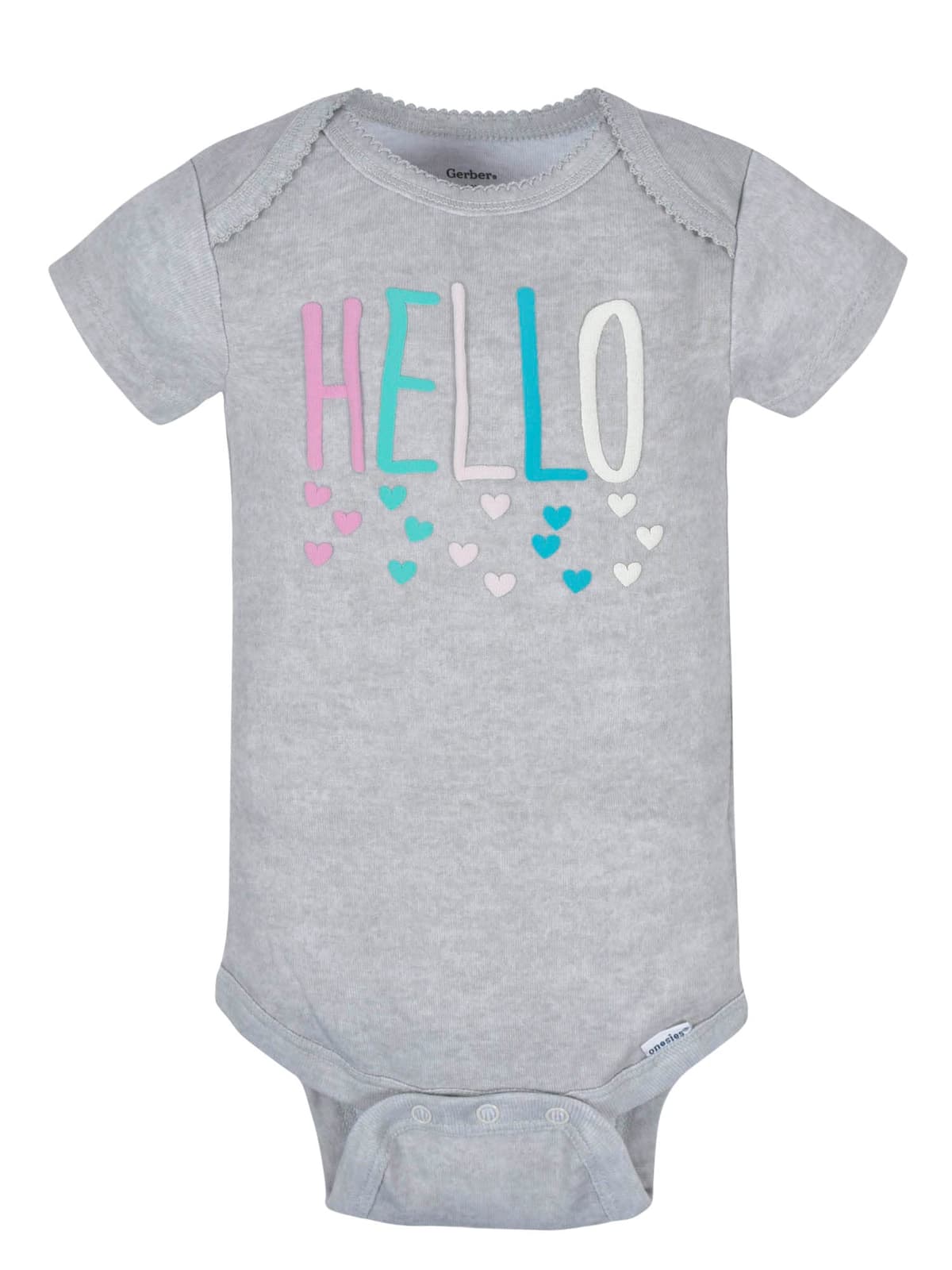 Gerber 8-pack Short Sleeve Onesies Bodysuits Juego de camiseta para bebés Unisex bebé (Pack de 8) — view 2