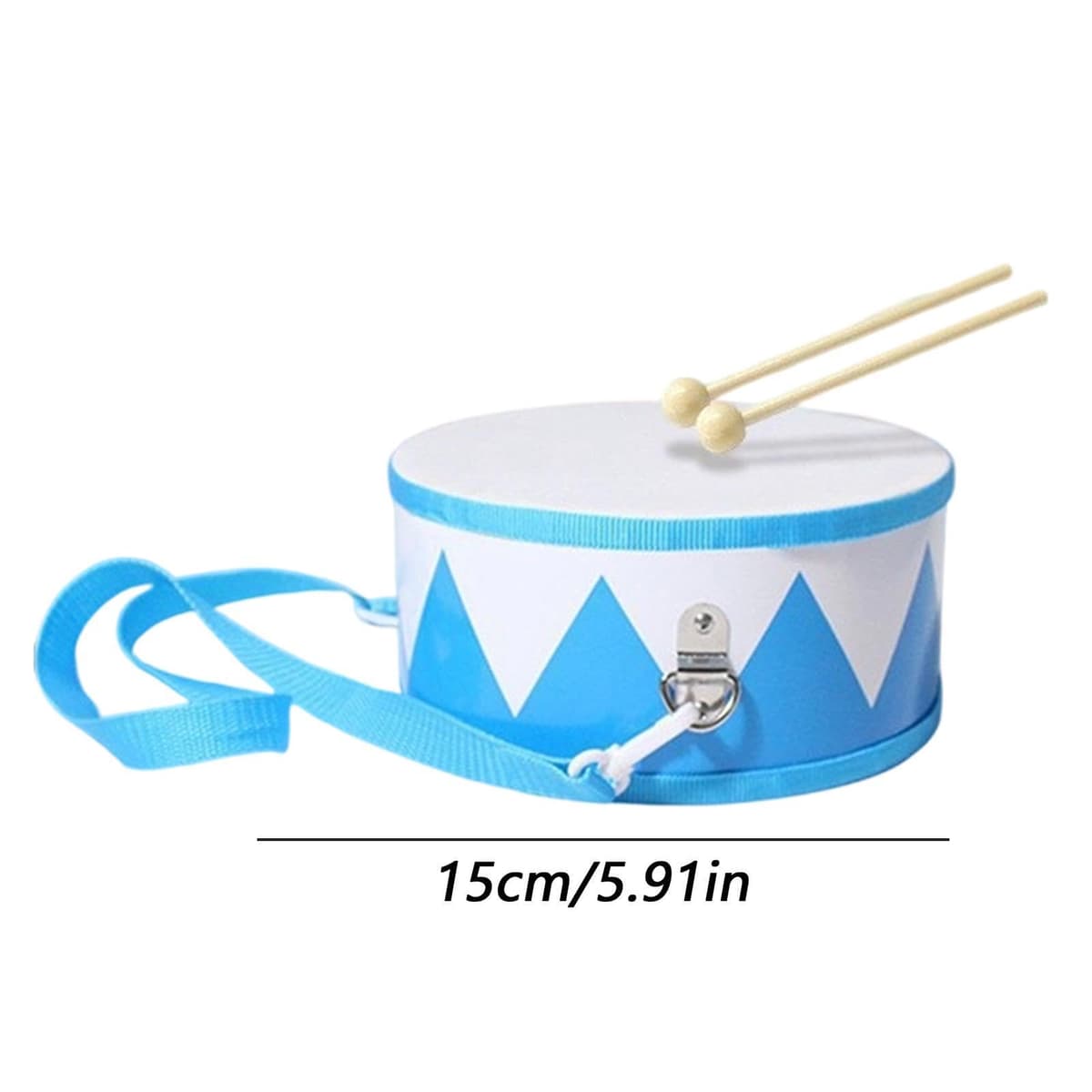 Juego De Tambor Infantil - Juego De Desarrollo De Ritmo | 15cm Correa Ajustable Set De Instrumentos De Juguete - para Niños y Niñas de 2 a 5 Años Cumpleaños Jardín de Infancia — view 5