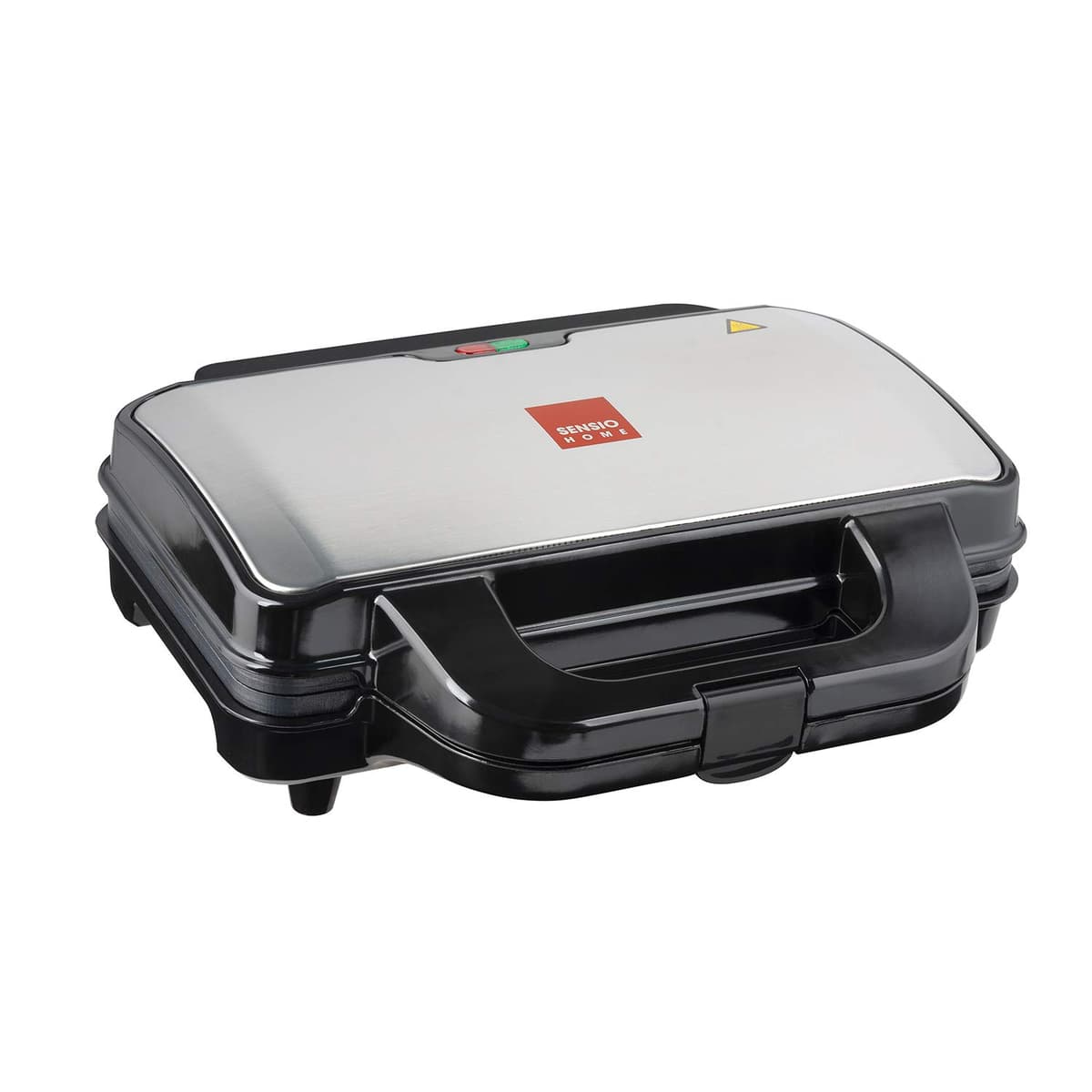 Global Gourmet Sandwich Toaster/Toastie Maker – Deep Fill 4 Slice Electric Grill Press, Non Stick Hot Plates, 900W Snack Machine for Toasted Sandwiches, Panini & Cheese, Black/Silver — view 6