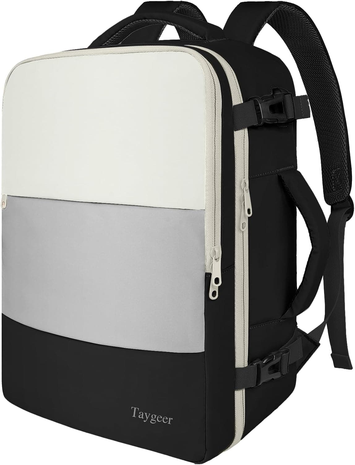 Taygeer for New Ryanair Cabin Bags 40x30x20 Underseat, Travel Backpack Cabin Size, Rucksack for Plane Hand Luggage Backpack for Travelling, Ryan Air Cabin Bag 40x30x20 with Separate Shoe Pouch, Black — view 20