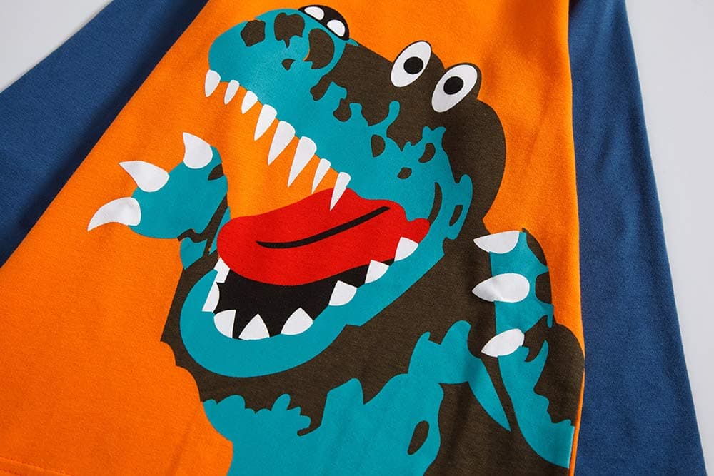 TEDD Boys Pyjamas Dinosaur Nightwear Cotton Toddler Clothes Kids Sleepwear Long Sleeve Christmas Pjs Sets 2 Piece Outfit Xmas Gift 1-12 Years — view 3