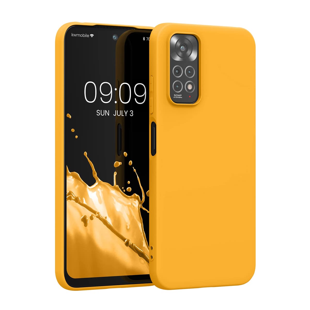 kwmobile Carcasa Compatible con Xiaomi Redmi Note 14 Pro 5G / Poco X7 Funda - Funda Ultrafina de TPU con Bordes elevados - Lavanda Metalizado — view 215