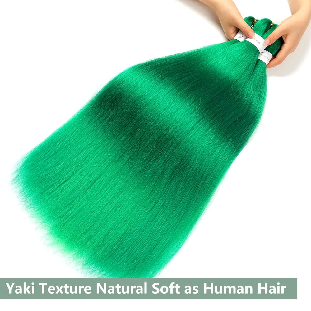YDDM Capelli Per Treccine Africane Morado Extension Treccine Texture Yaki Easy Install per Principianti 32 Pollici 3 Pezzi Capelli Leggeri e Naturali per Box Braids, Twist e Crochet — view 12