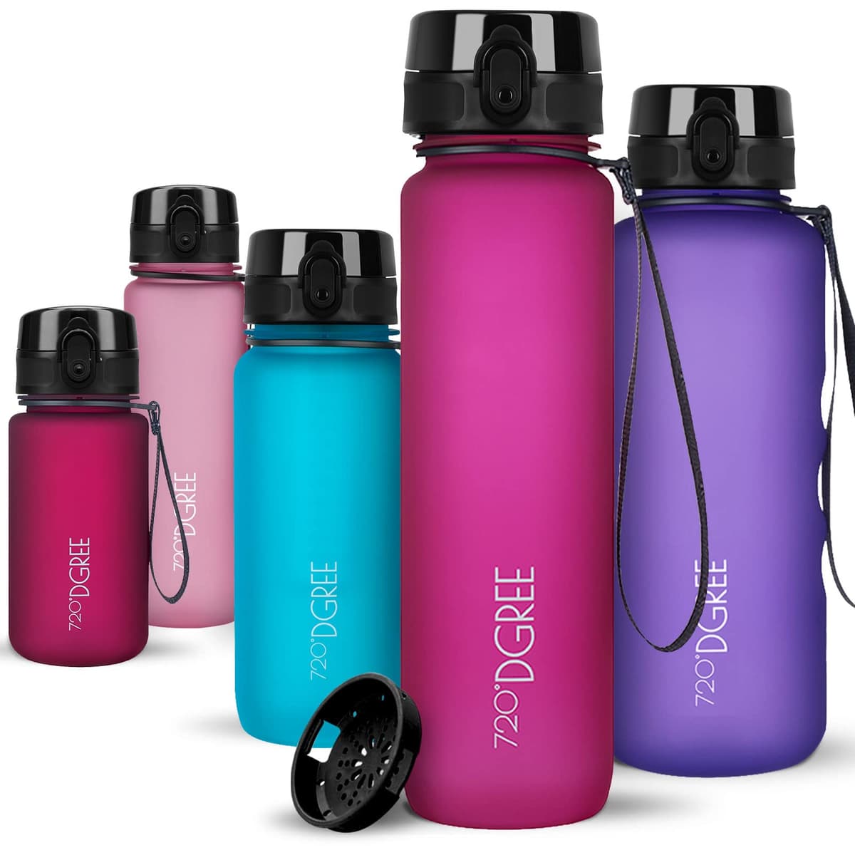720°DGREE Botella de agua uberBottle – 1,5 litros, 1500ml | Novedosa botella deportiva | Sin BPA | Ideal para niños, fitness, deportes, fútbol, guardería, escuela, pequeños, antigoteo — view 163