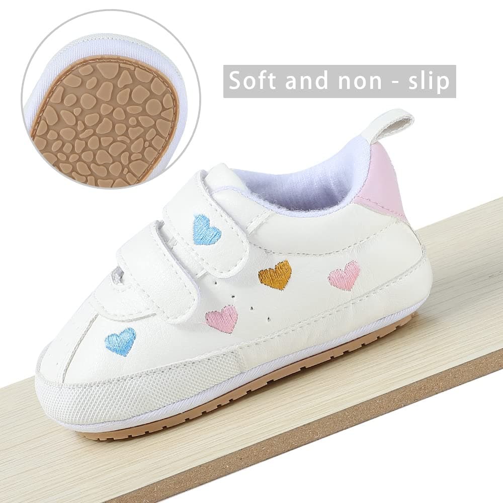 MK MATT KEELY Baby Boys Girls Soft Sole Sneakers Infant PU Leather Shoes Prewalkers — view 7