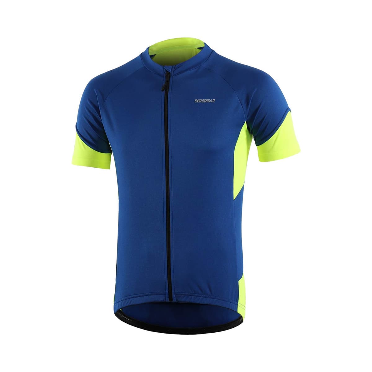 BERGRISAR Camiseta de Ciclismo de Manga Corta para Hombre, 3+1 Bolsillos con Cremallera — view 17