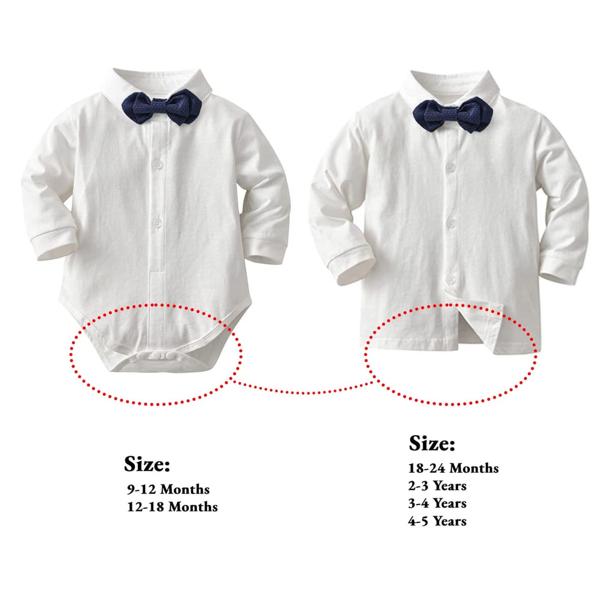 Volunboy Baby Boys Gentleman Suit, Toddler Formal Waistcoat Outfit Wedding Shirts + Vest +Bow Tie 4 PCS Set — view 4