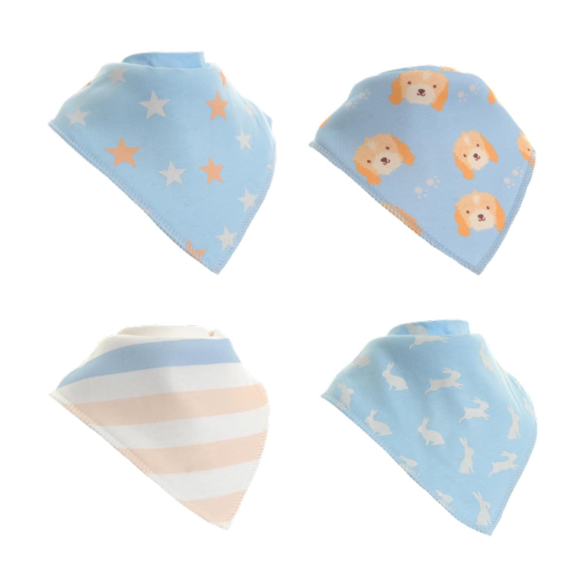 Bandana Dribble Bibs - Cotton Front Baby Bibs Newborn to 24 Months - Newborn Baby Gifts - Bibs For Comfortable Kids — view 28
