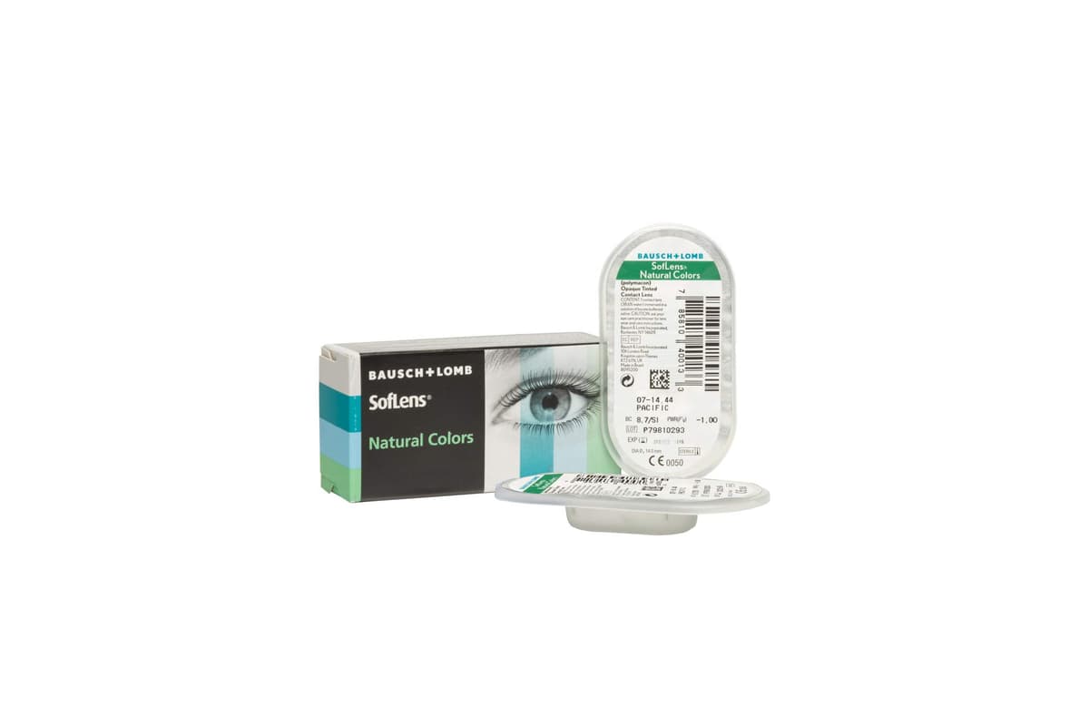 SofLens Natural Colors BAUSCH + LOMB lentillas mensuales esféricas, 2 unidades / 8.7 BC / 14.00 DIA / -05,50 — view 2
