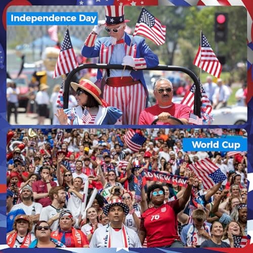 4th of July Glitter Stick Patriotic Hair Glitter Body Glitter face Glitter 4th of July Outfits for Women Fourth of July Outfit Women 4th of July Fourth of July Decorations，Red White and Blue X1 — view 4