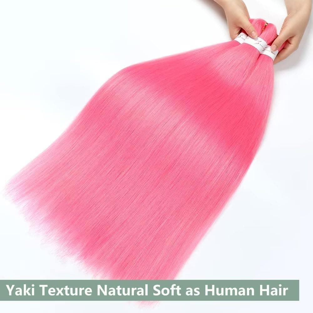YDDM Capelli Per Treccine Africane Morado Extension Treccine Texture Yaki Easy Install per Principianti 32 Pollici 3 Pezzi Capelli Leggeri e Naturali per Box Braids, Twist e Crochet — view 131