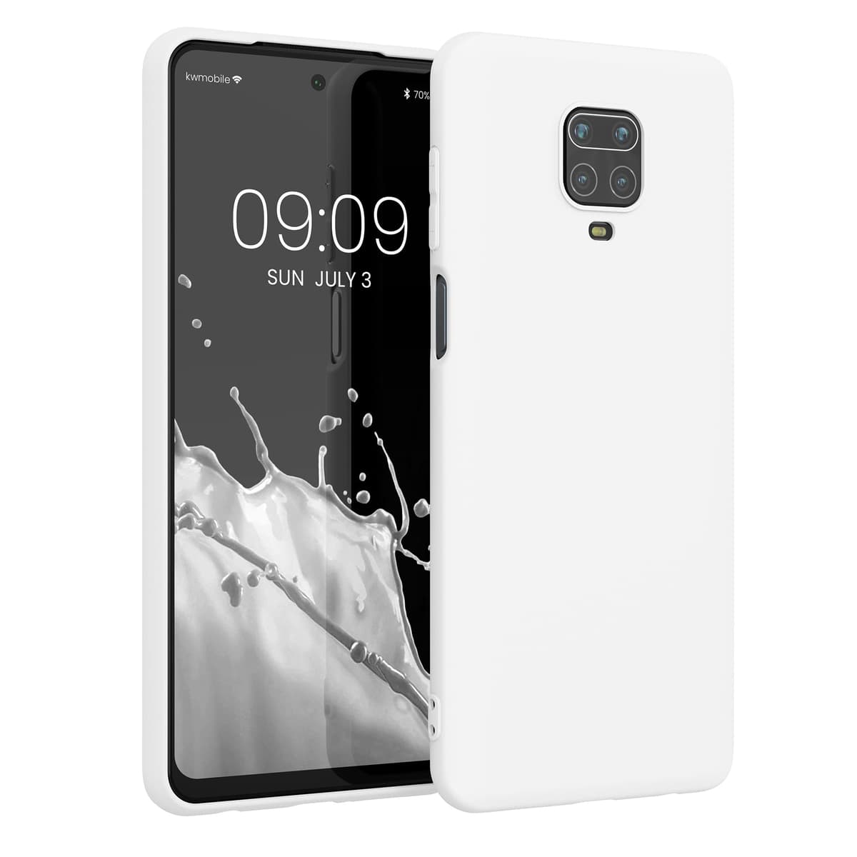kwmobile Carcasa Compatible con Xiaomi Redmi Note 14 Pro 5G / Poco X7 Funda - Funda Ultrafina de TPU con Bordes elevados - Lavanda Metalizado — view 314