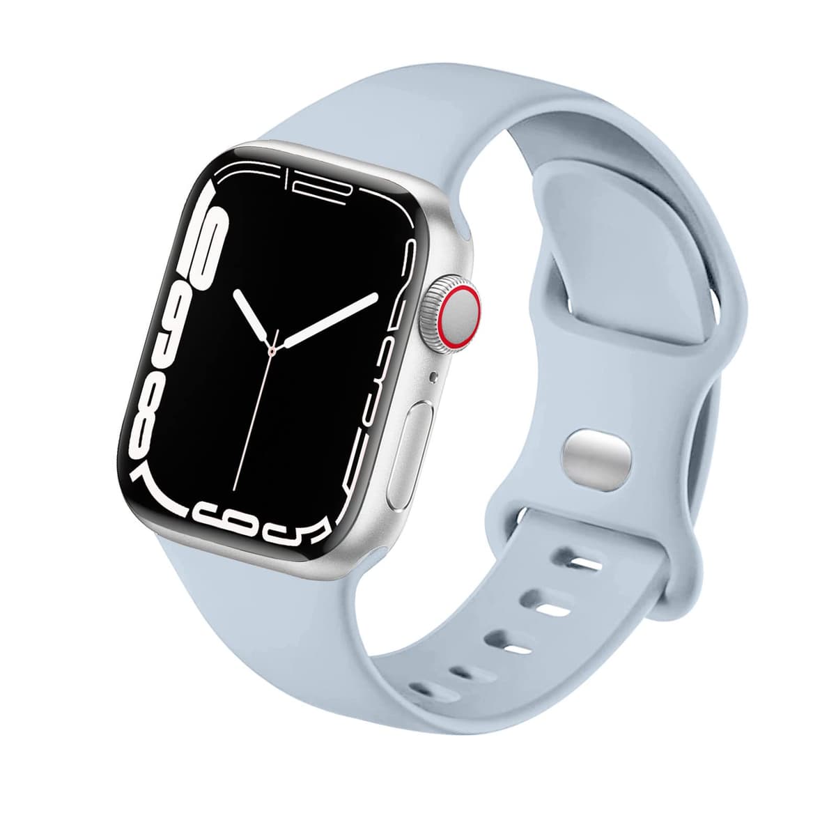 Sport Strap Compatible with Apple Watch Straps 46mm 40mm 38mm 41mm 42mm 44mm 45mm, Silicone Strap Replacement for iWatch Bands Series 11 10 9 8 7 6 5 4 SE 3 2 1 Women Men — view 16