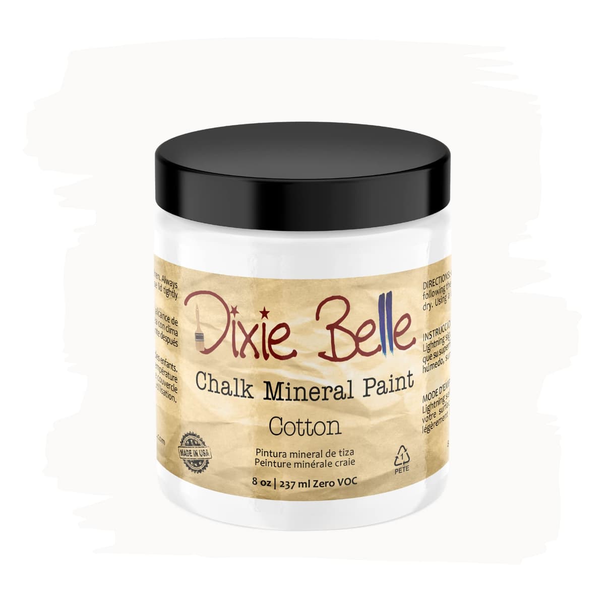 Dixie Belle Paint Company Chalk Finish Furniture Paint - Caviar (32oz) - Matte Black Chic Chalk Mineral DIY Furniture Paint — view 172