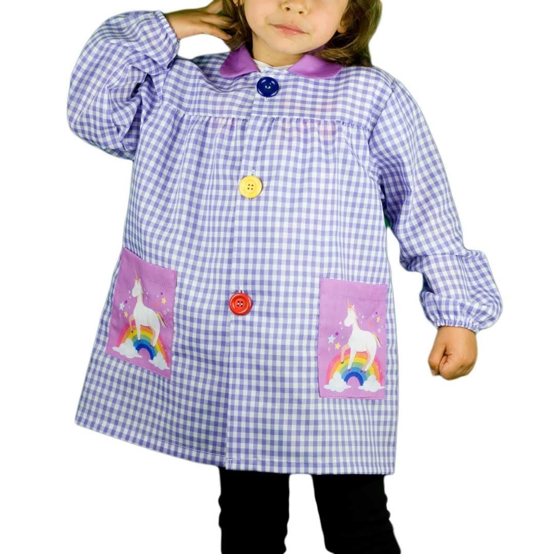 BABY UNICORNIOS BATA GUARDERIA Niñas