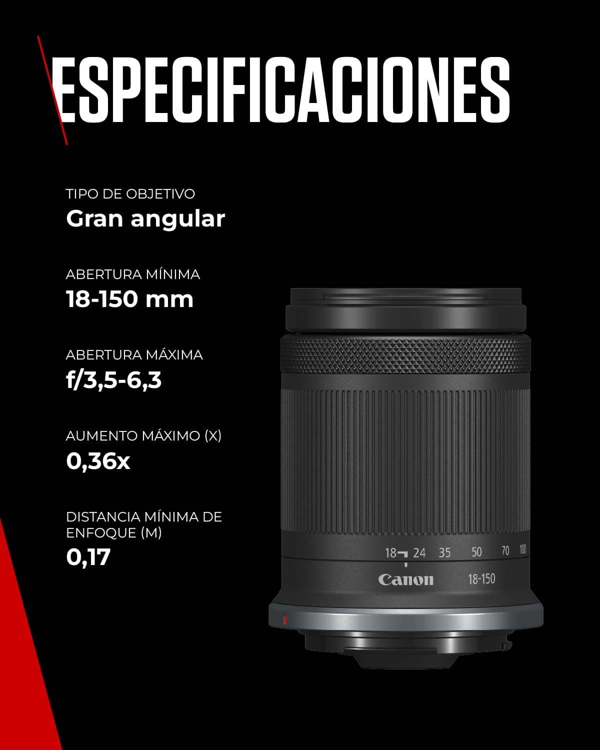 Canon RF-S Lens 18-150mm F3.5-6.3 IS STM - Zoom Camera Lens with 4.5-stop Optical Image Stabilizer for Travel & Wildlife Photography | Canon EOS R System Compatible Camera Lens — view 10