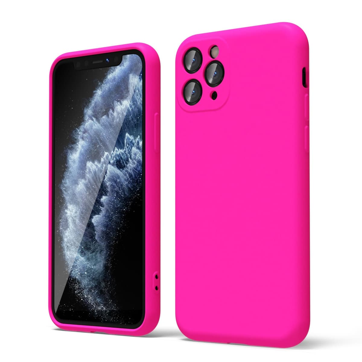 oakxco for iPhone 17 Pro Max Phone Case Liquid Silicone, Cute Thin Slim Grip Soft Rubber Gel for Women Men, Smooth Matte TPU Plain Solid Color Girly Simple Case with Camera Cover, Light Pink — view 691