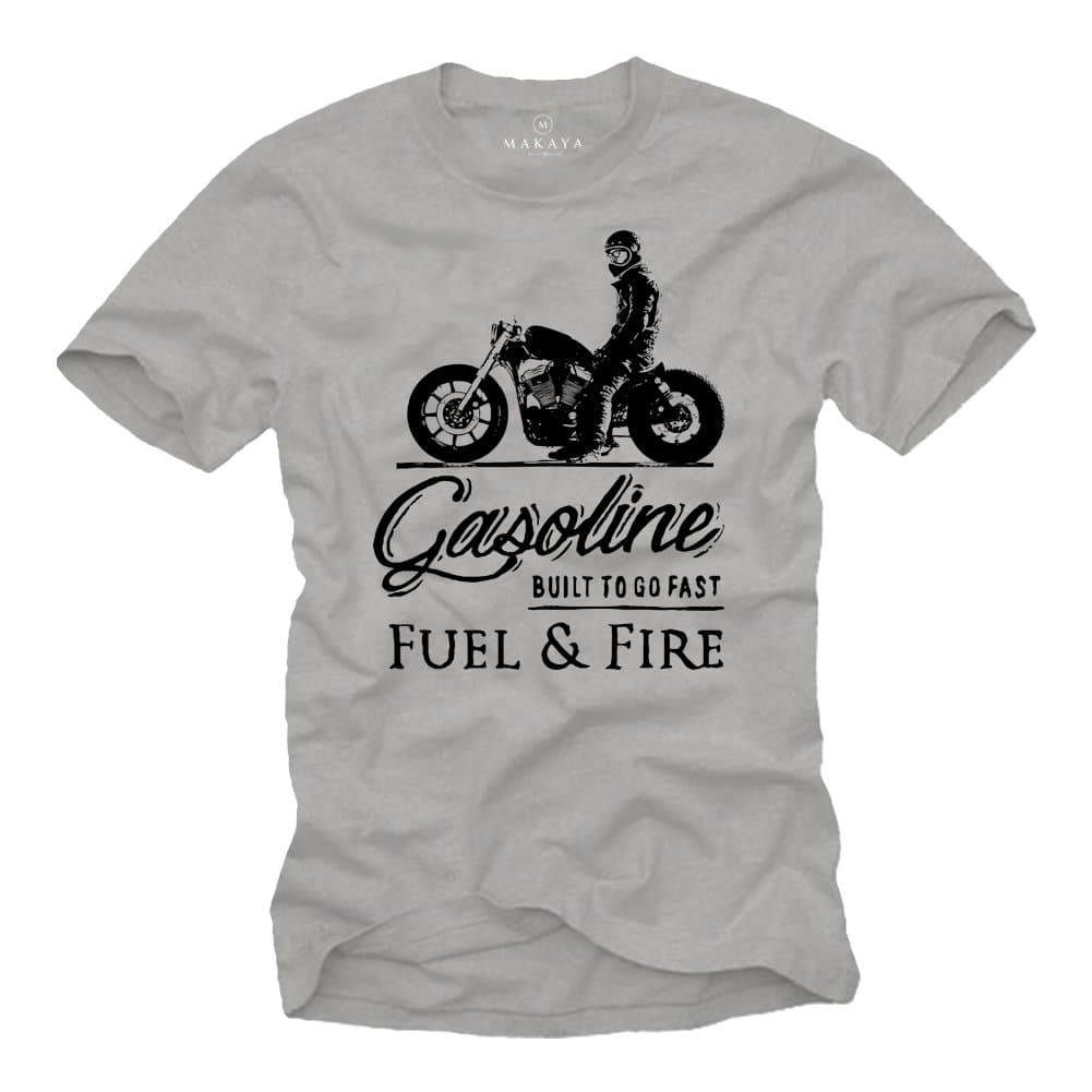 MAKAYA Camiseta Motero Hombre - Motorcycle T-Shirt Motorista — view 4