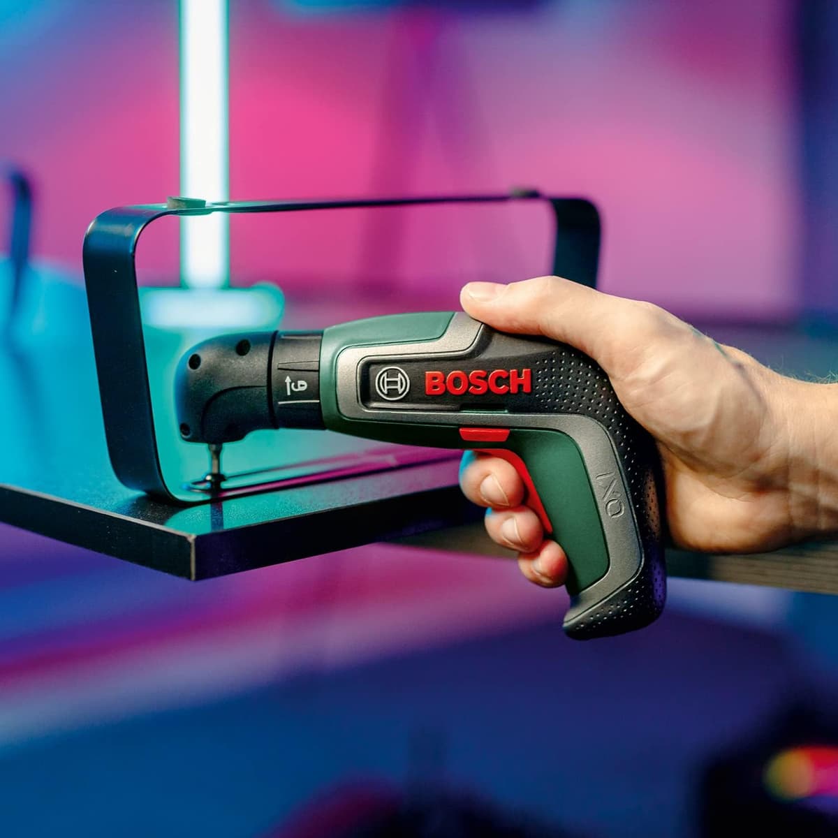 Bosch Home and Garden IXO Cordless Screwdriver (7th Generation, 3.6V, 2.0Ah, 5.5Nm, with Micro USB Cable, Includes Angle Attachment, Screws up to 190 Screws, in Box) - Amazon Edition Gen 7 | Exclusive Gen 7 | Exclusive