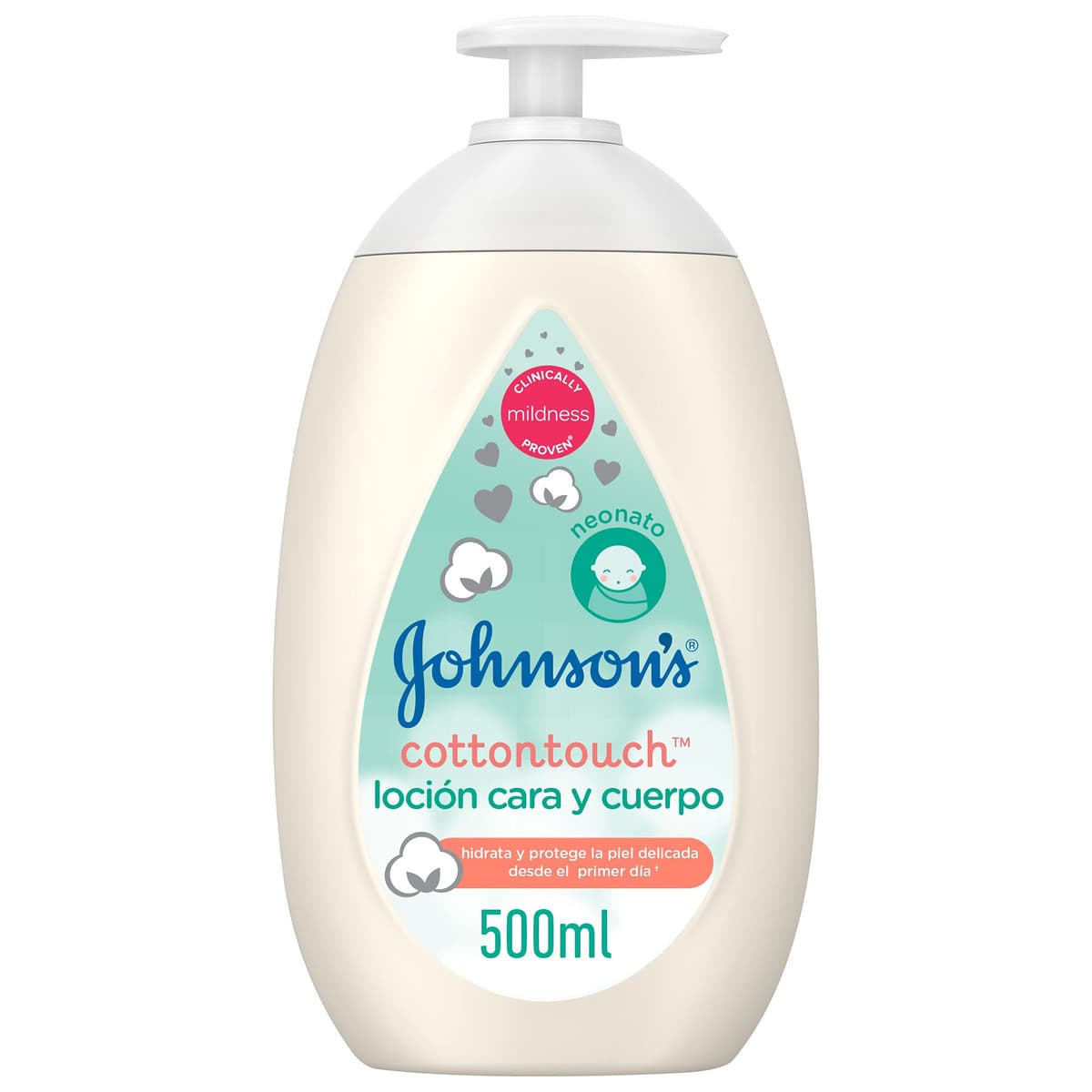 Johnson's Baby Comfort Touch Face & Body Lotion 500ml Coconut Jasmine Scented Body Moisturizer Newborn Baby Cream Long-Lasting Hydration Dermatologist Tested