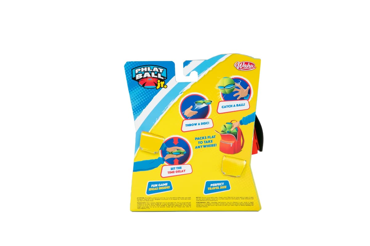 Wahu - PHLAT BALL Junior Color Aleatorio - Mini Frisbee Transformable en Balón - Juguetes Niños 5 Años - Regalo Niño 5 Años - 10,2 cm Balón, 15,2 cm Frisbee - Juego al Aire Libre - 2+ Jugadores — view 3