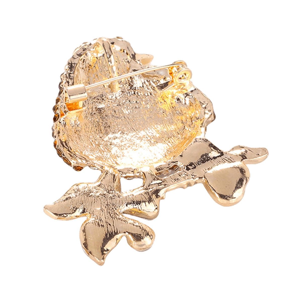 FAIRYGATE Brooch Pins Retro Crystal Rhinestone Brooches for Shirt Collar Decoration, B20 — view 3