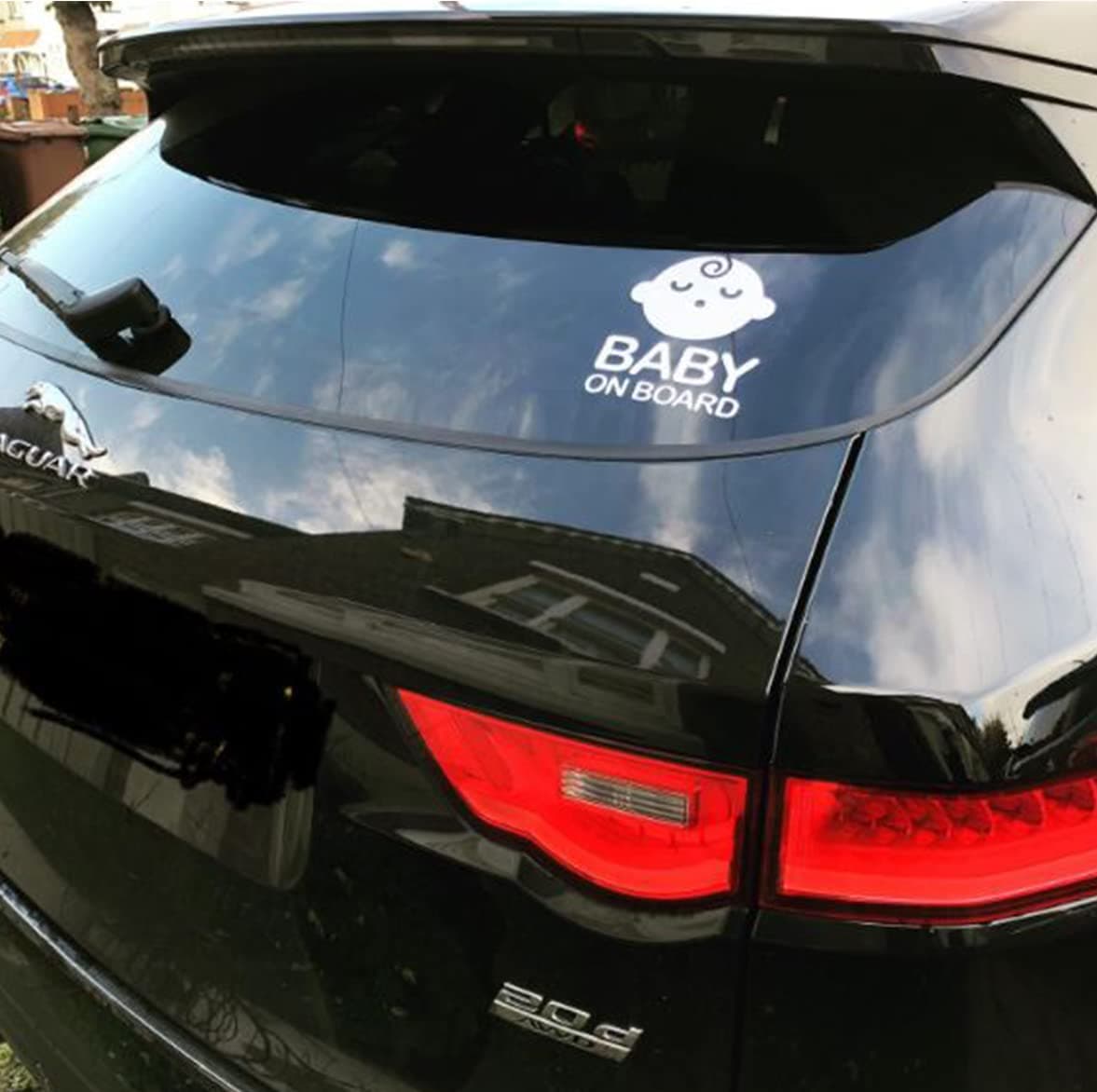 TOTOMO # ALI-020 Etiqueta adhesiva de bebé a bordo Signo de aviso de seguridad para autoventa - Seeling Baby Boy — view 5