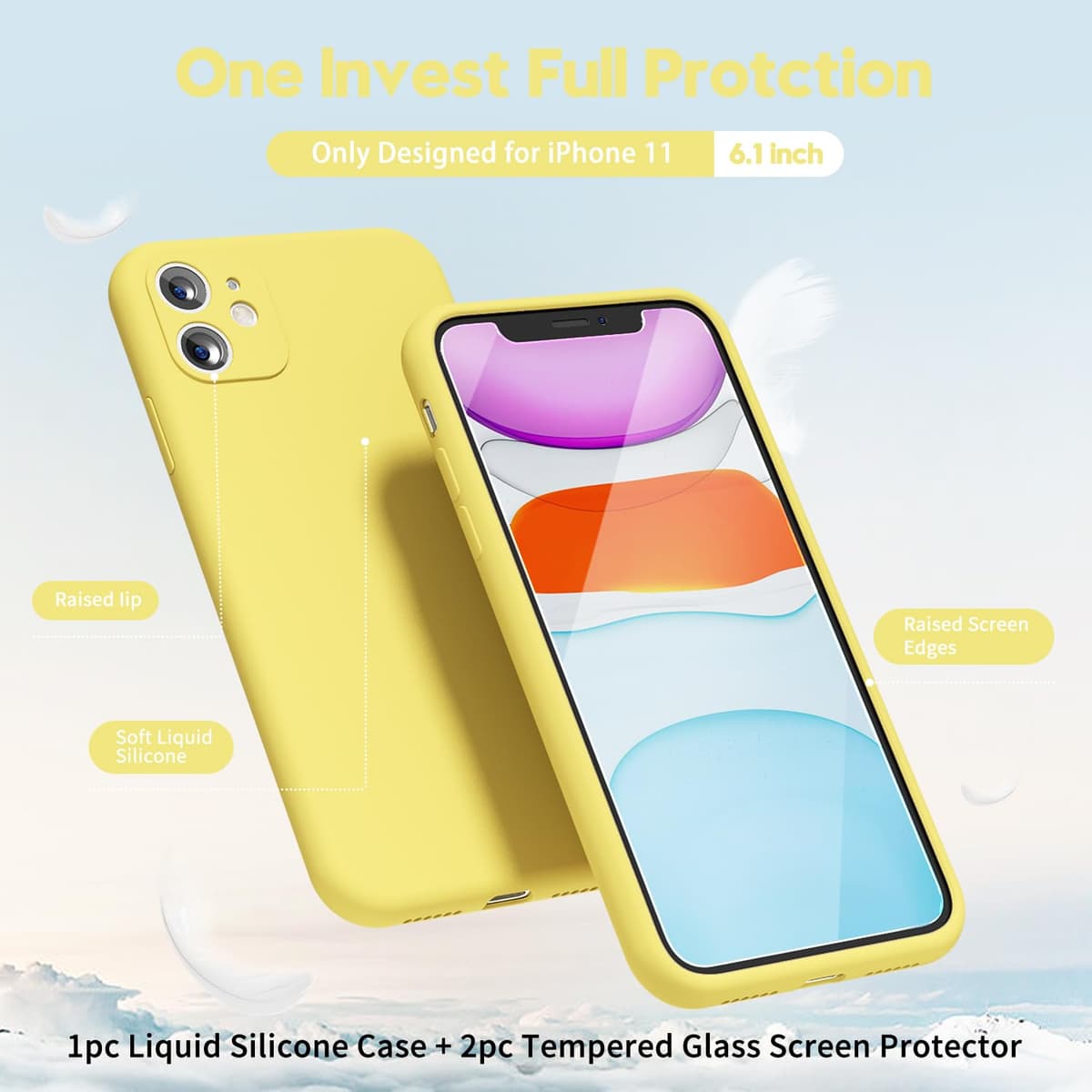 oakxco for iPhone 17 Pro Max Phone Case Liquid Silicone, Cute Thin Slim Grip Soft Rubber Gel for Women Men, Smooth Matte TPU Plain Solid Color Girly Simple Case with Camera Cover, Light Pink — view 1165