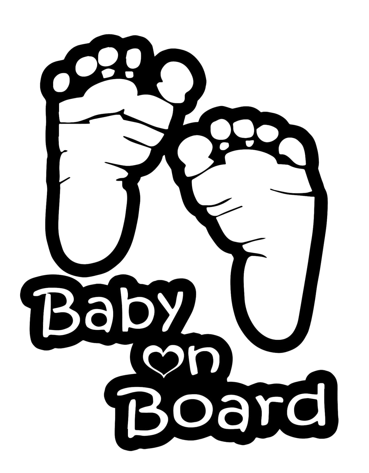 TOTOMO # ALI-020 Etiqueta adhesiva de bebé a bordo Signo de aviso de seguridad para autoventa - Seeling Baby Boy — view 13