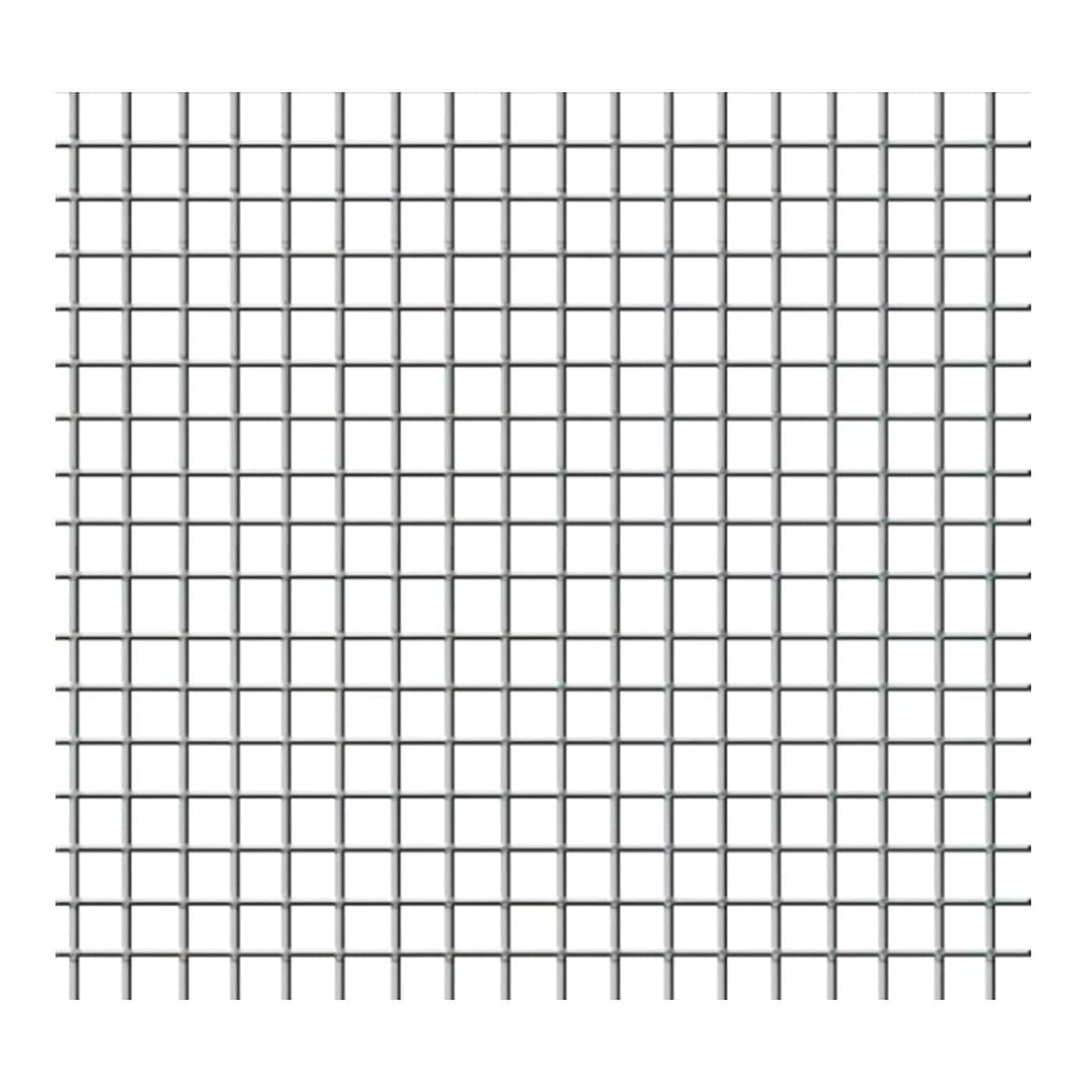 Acan Tradineur - Rollo de Malla metálica galvanizado, Cuadrada, Valla, Cierre de Alambre, cercar jardín, gallinero, finca, Alta Resistencia (Gris - 1,5 x 3 m)