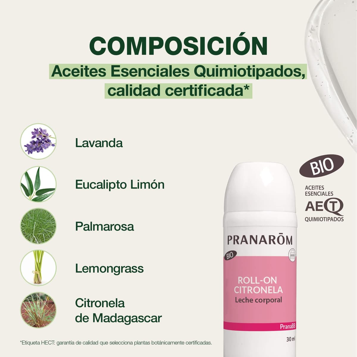 PRANARÔM PranaBB Roll-On Antimosquitos BIO – Protección 7 Horas – Repelente Natural con Aceites Esenciales Orgánicos – Uso Familiar – 30 ml — view 4