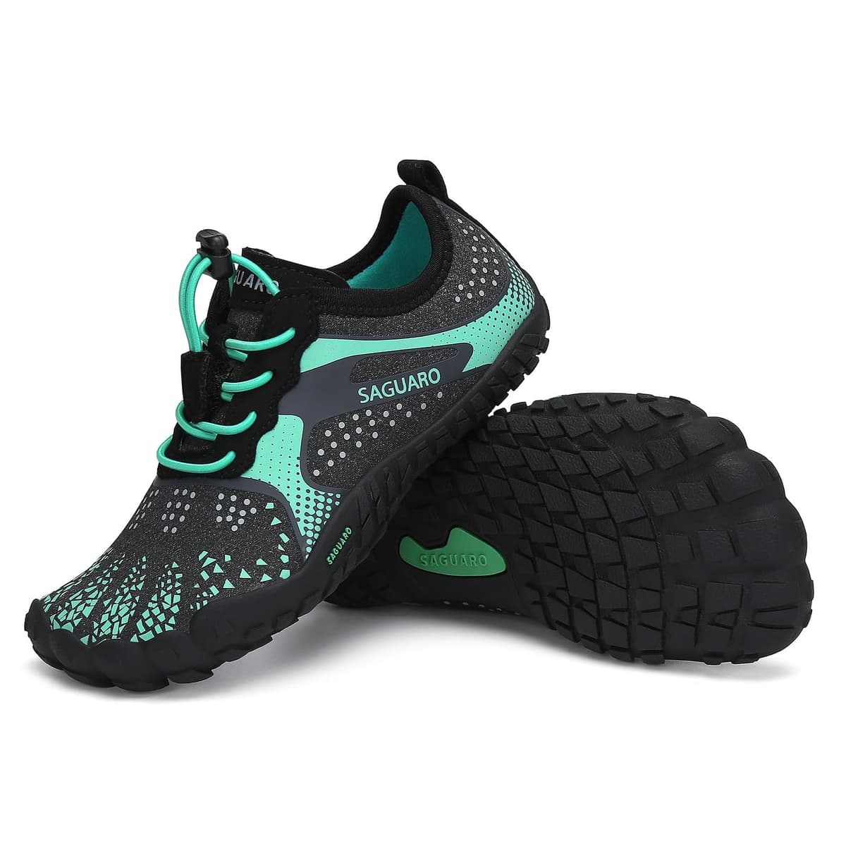 SAGUARO Barefoot Zapatillas Minimalista Comodas Zapatillas de Trail Running per Niños Niñas, Gr.24-36