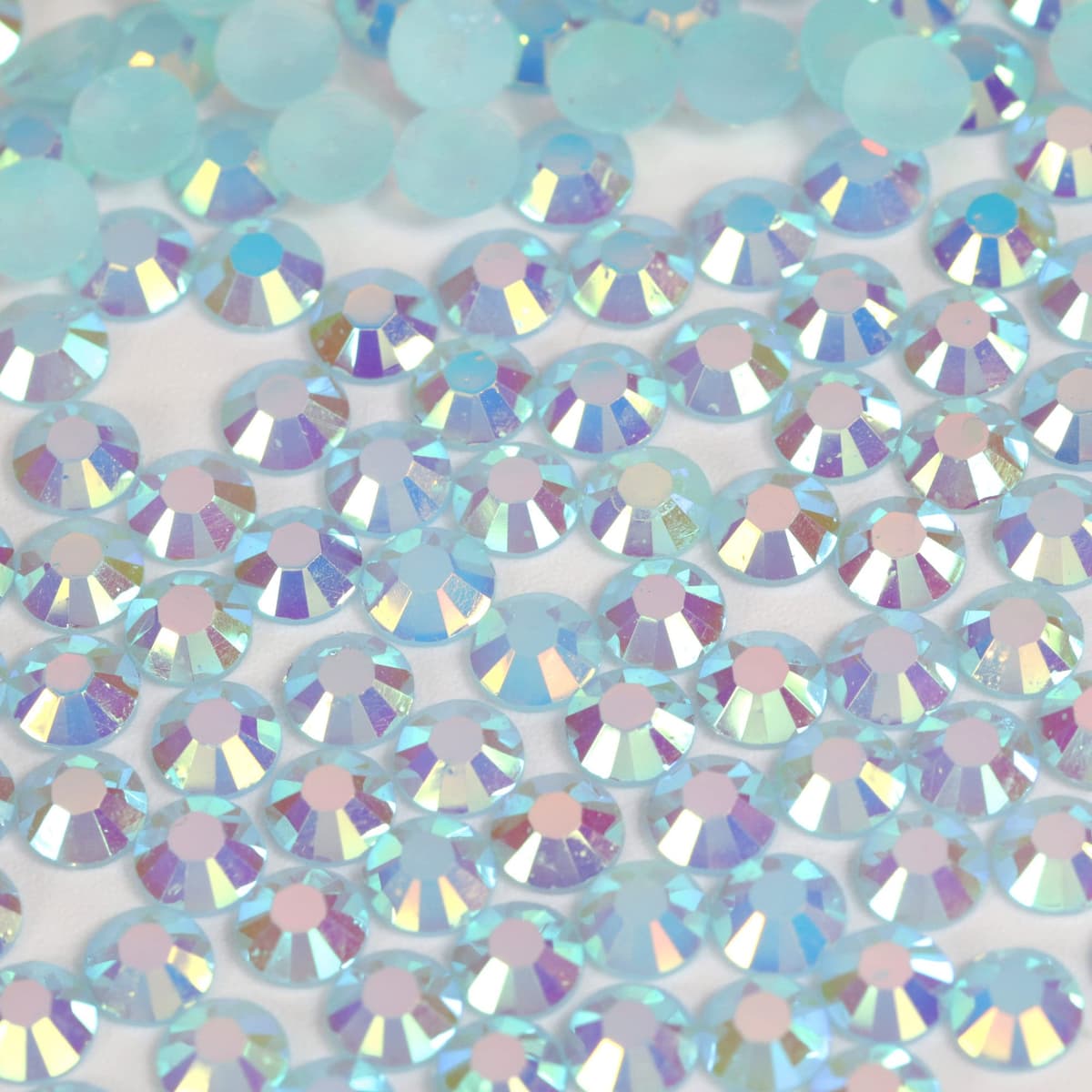 1000pcs 4mm Flat Back Non-Stick Rhinestone Crystal Diamantes Nail Art & Craft Scrapbooking Embellishments 90 Available Colours (4mm, AB Clear #A13) — view 38