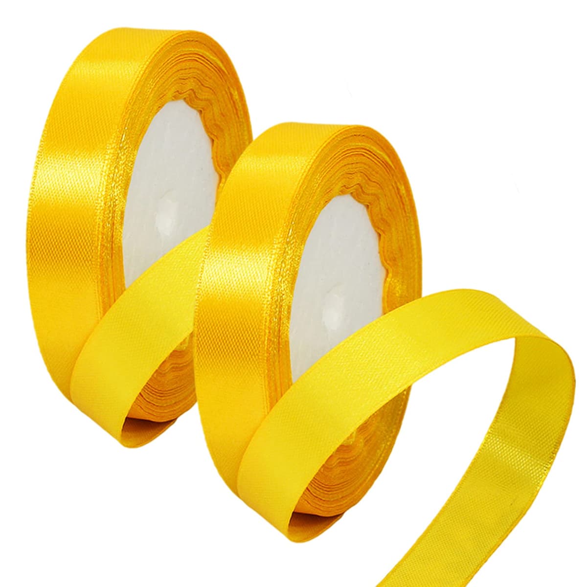 40mm Wide White Ribbon Thick Wedding Car Ribbon 22m, 1.5 inch Thick White Satin Ribbon for Gift Wrapping Wedding Car Christmas Birthday Cake Hair Bow Florist Bouquet Crafts Decorations — view 179