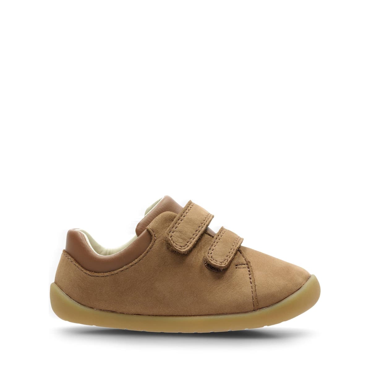 Clarks Boy's Toddler Roamer Craft Sneakers | Premium Leather | Riptape Fastening | Flexible Rubber Sole | Wide Fit Available — view 3