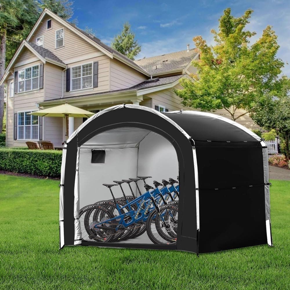 HoldOneLight Carpeta Impermeable para Bicicletas 210D Oxford PU4000, Refugio Portátil Exterior, Funda de Almacenamiento Multiusos para Bicicletas, Motos y Herramientas de Jardín — view 5