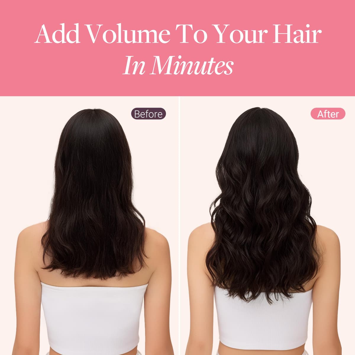 GOO GOO Clip in Hair Extensions Human Hair, 18inch 150g 9Pcs, #2 Dark Brown, Hair extensions for women, Human Hair Extensions Clip in — view 303