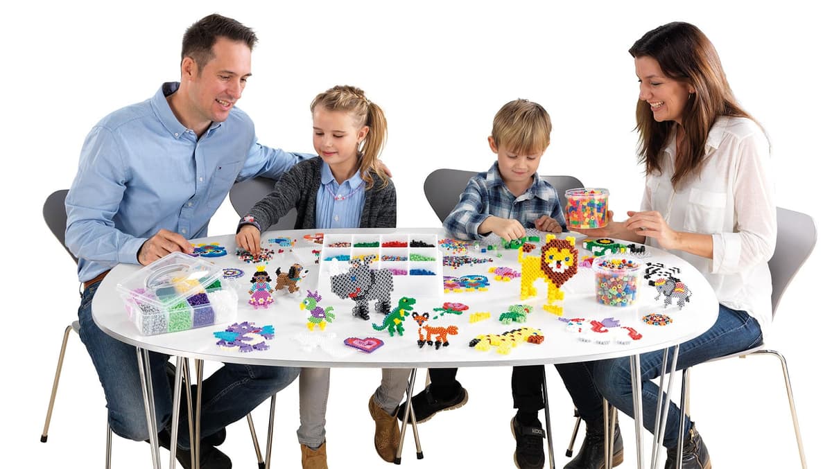 HAMA Bolsa de perlas | Aprox. 1000 cuentas midi fusibles para manualidades y mosaicos | Perlas de fusión para niños creativos 5+ | Juego de arte y decoración | Apricot — view 5
