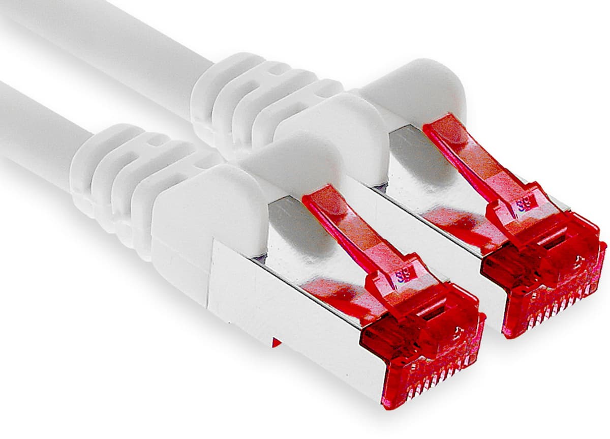 1aTTack.de - 1x 10m CAT6 patch cable S/FTP PIMF shielding CAT.6 RJ45 network cable Ethernet cable DSL LAN router switch modem patch panel - blue - 1 piece — view 28