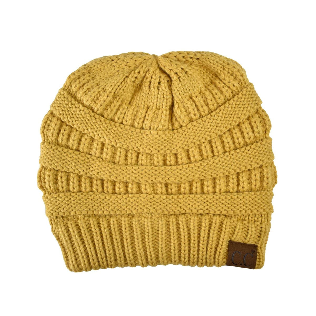 Warm Chunky Soft Stretch Cable Knit Beanie Skully — view 98