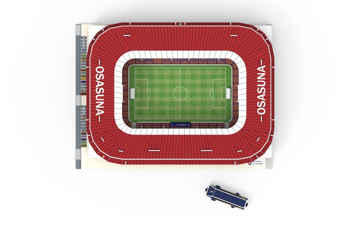 BANDAI - Eleven Force Puzzle 3D Estadio El Sadar (C.A Osasuna) (EF14313) — view 3