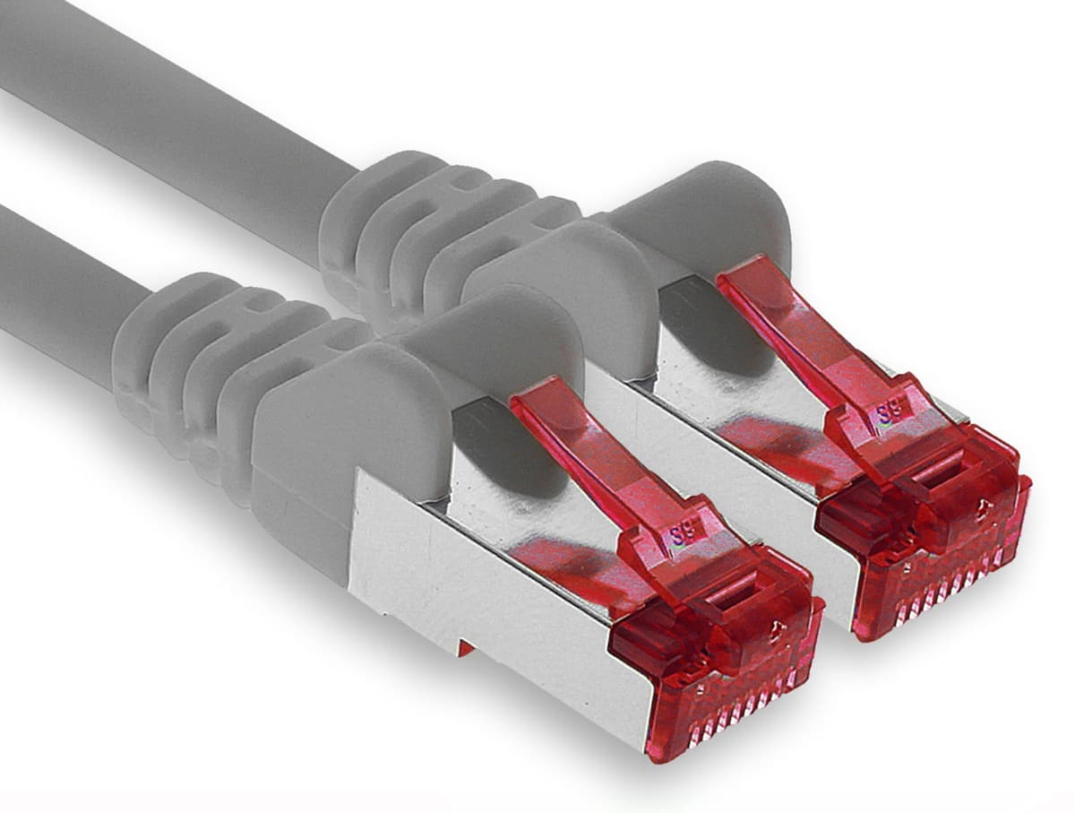 1aTTack.de - 1x 10m CAT6 patch cable S/FTP PIMF shielding CAT.6 RJ45 network cable Ethernet cable DSL LAN router switch modem patch panel - blue - 1 piece — view 22